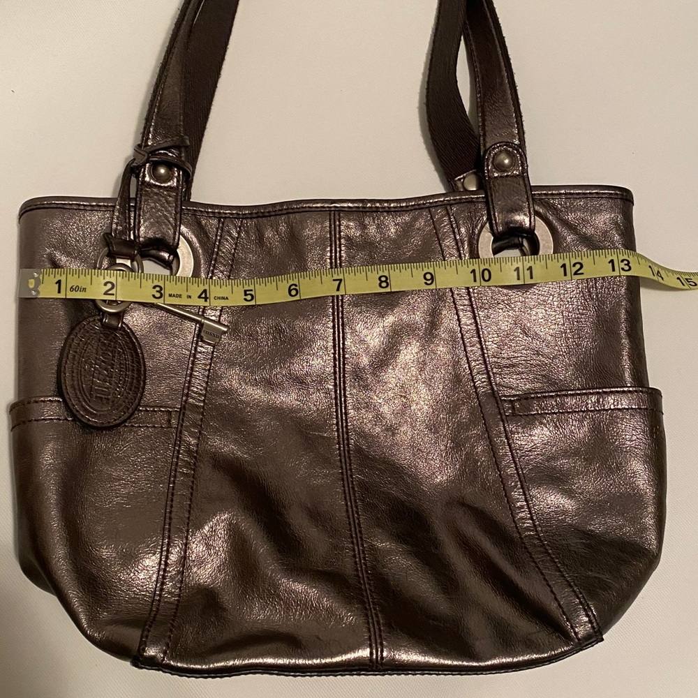 Metallic Fossil Satchel - image 7